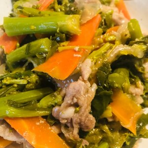 白菜と豚肉の八宝菜風炒め物